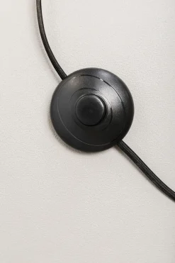 Lampa podłogowa Scala Balls Milky Black 160cm