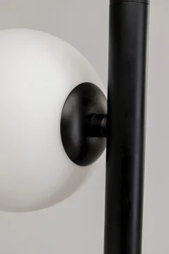 Lampa podłogowa Scala Balls Milky Black 160cm