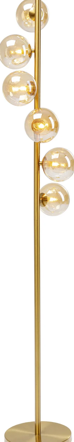 Lampa podłogowa Scal Balls 28x160 cm mosiężna