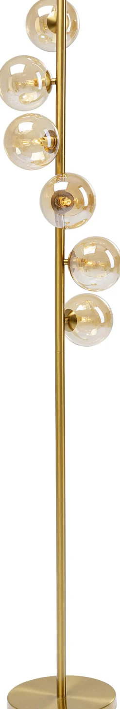 Lampa podłogowa Scal Balls 28x160 cm mosiężna