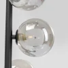 Lampa podłogowa Scal Balls 28x160 cm czarna