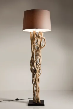 Lampa podłogowa Scultra 55x158 cm naturalna