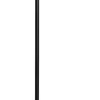 Lampa podłogowa stal czarno-złota podstawa marmurowa 156 cm