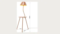 Lampa podłogowa Table 142cm