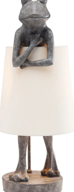 Lampa stołowa Animal Frog 23x58 cm szara