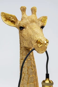 Lampa stołowa Animal Giraffe 24x50 cm złota