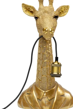 Lampa stołowa Animal Giraffe 24x50 cm złota