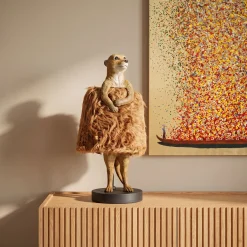Lampa stołowa Animal Meerkat Fur 50cm