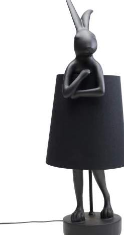 Lampa stołowa Animal Rabbit 23x68 cm czarna
