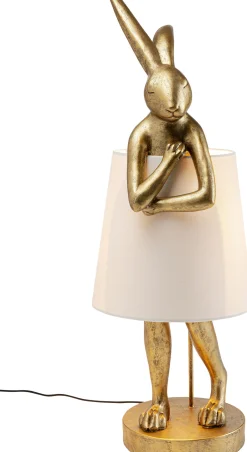 Lampa stołowa Animal Rabbit 31x88 cm złota