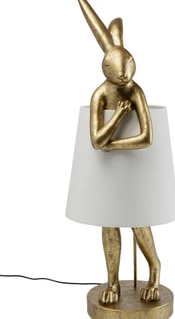 Lampa stołowa Animal Rabbit 31x88 cm złota