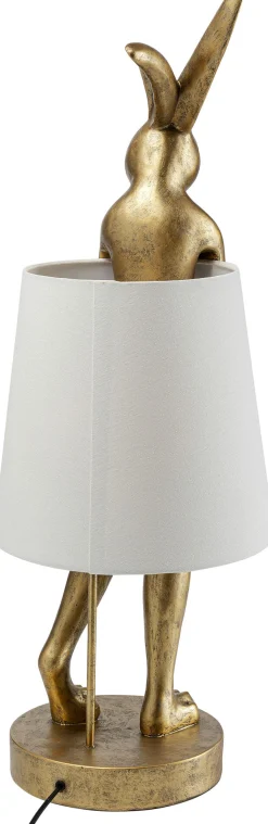 Lampa stołowa Animal Rabbit 31x88 cm złota