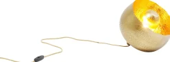 Lampa stołowa Apollon 28x17 cm złota