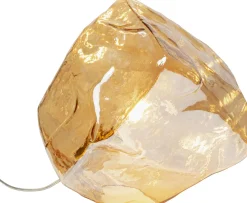 Lampa stołowa Aura bursztynowa Ø30cm