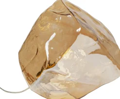 Lampa stołowa Aura bursztynowa Ø30cm