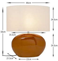 Lampa stołowa Beo Rust 50cm