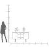 Lampa stołowa biała królik abażur futrzasty 50 cm
