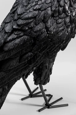 Lampa stołowa Crow 14x34 cm czarna matowa