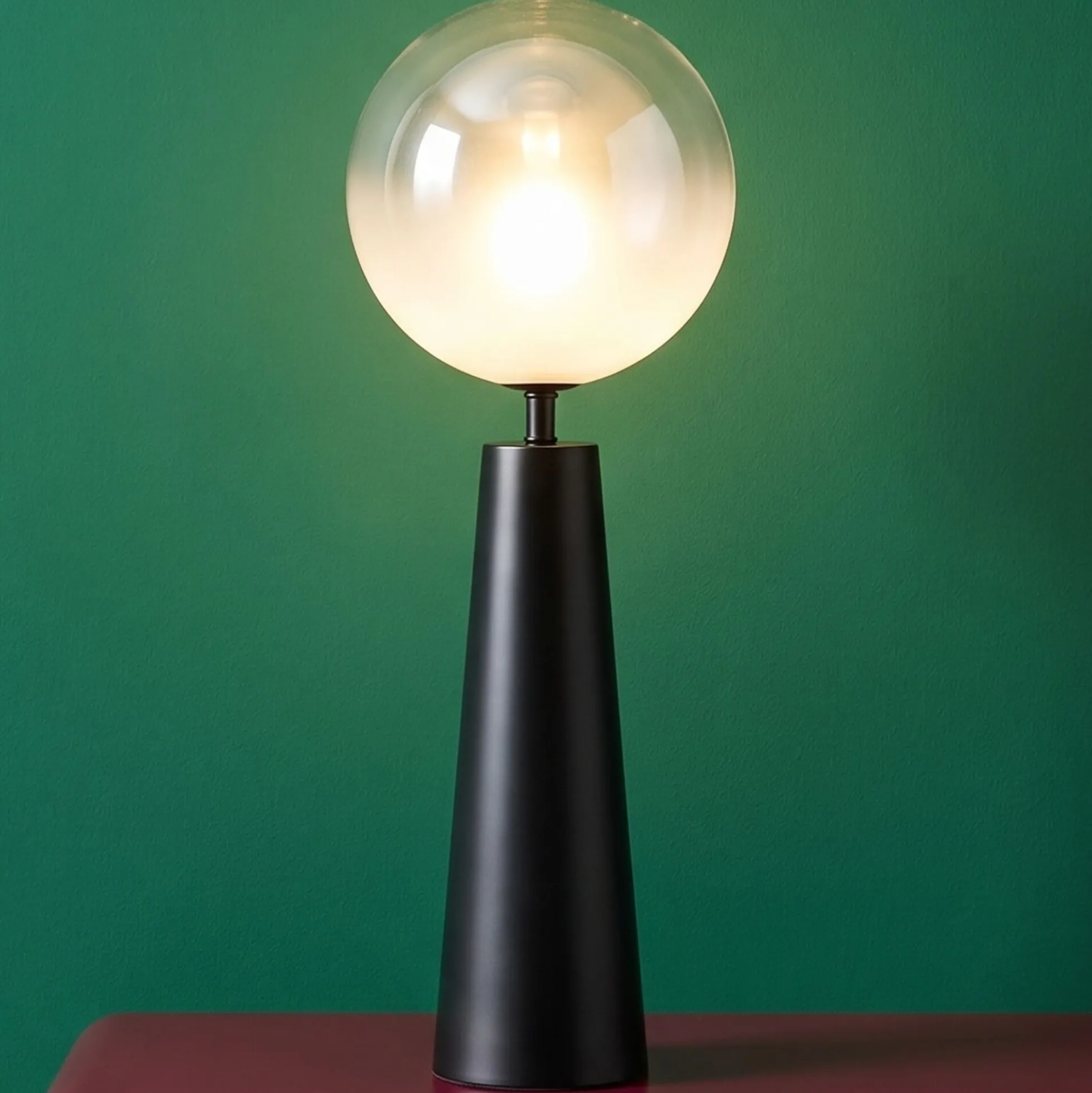 Lampa stołowa Disco Ball czarna 64cm