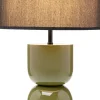 Lampa stołowa Eliano 53 cm zielona