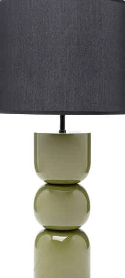 Lampa stołowa Eliano 53 cm zielona