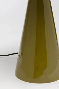 Lampa stołowa Fungo Flat zielona 33cm