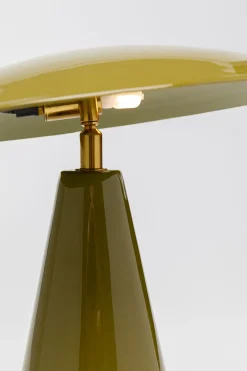 Lampa stołowa Fungo Flat zielona 33cm