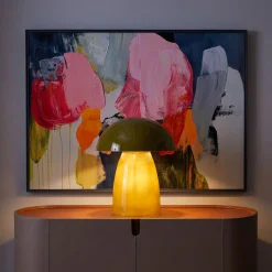Lampa stołowa Fungo zielona 37cm