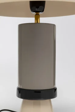 Lampa stołowa Josy szara 51cm