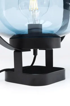 Lampa stołowa Jupiter 35x54 cm niebiesko-czarna