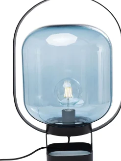 Lampa stołowa Jupiter 35x54 cm niebiesko-czarna