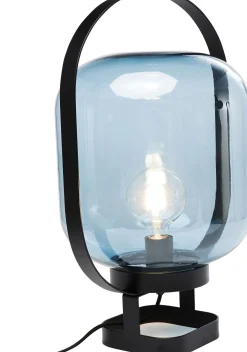 Lampa stołowa Jupiter 35x54 cm niebiesko-czarna