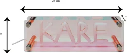 Lampa Stołowa LED Font KARE
