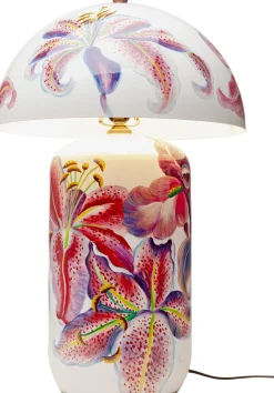 Lampa Stołowa Lillies Różowa
