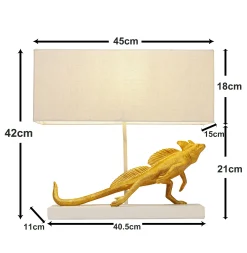 Lampa stołowa Lizard 42cm