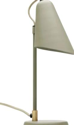 Lampa stołowa mała stalowa miętowa zieleń 32 cm