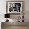 Lampa stołowa Mamo Deluxe Ø31x38 cm szara - klosz czarny