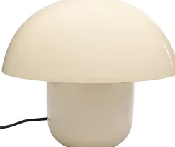 Lampa Stołowa Mushroom Błyszcząca Ecru 27cm