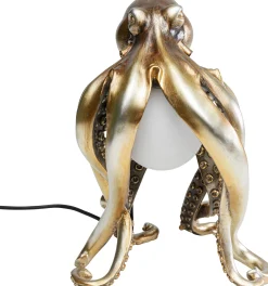 Lampa stołowa Octopus 26x34 cm złota