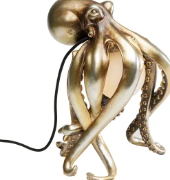 Lampa stołowa Octopus 26x34 cm złota