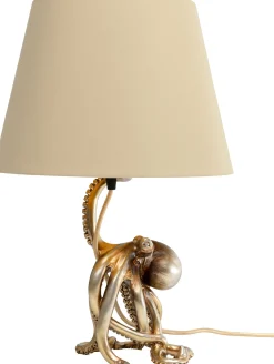 Lampa Stołowa Octopus Złota 44cm