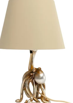 Lampa Stołowa Octopus Złota 44cm