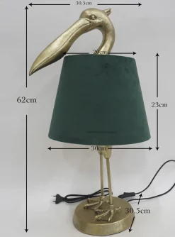 Lampa stołowa Pelican 62cm