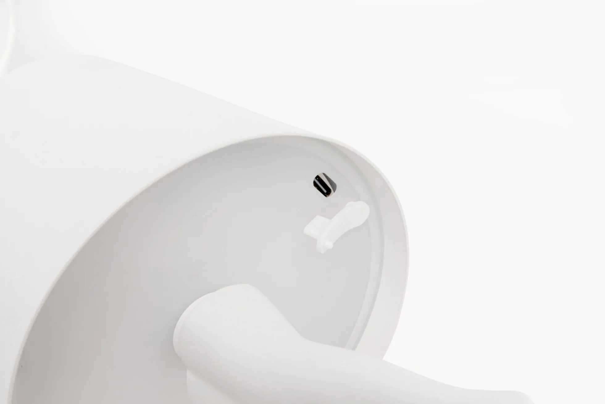 Lampa stołowa Rabbit LED 29 cm biała