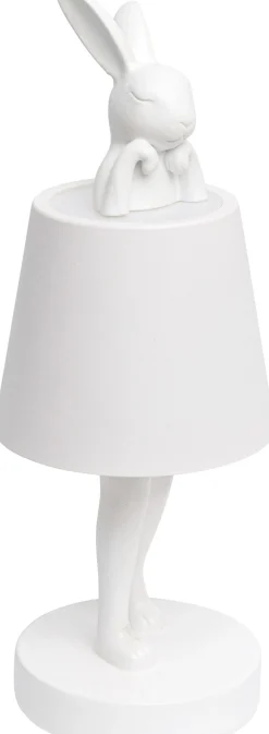 Lampa stołowa Rabbit LED 29 cm biała