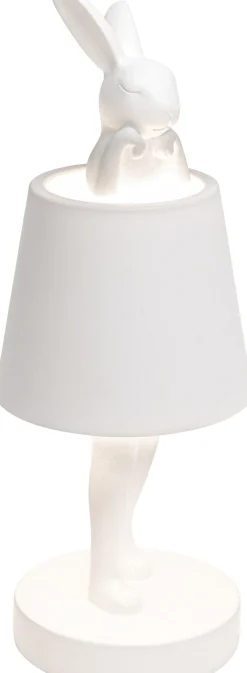 Lampa stołowa Rabbit LED 29 cm biała