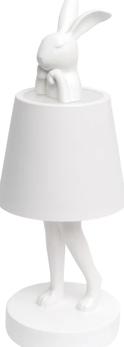 Lampa stołowa Rabbit LED 29 cm biała