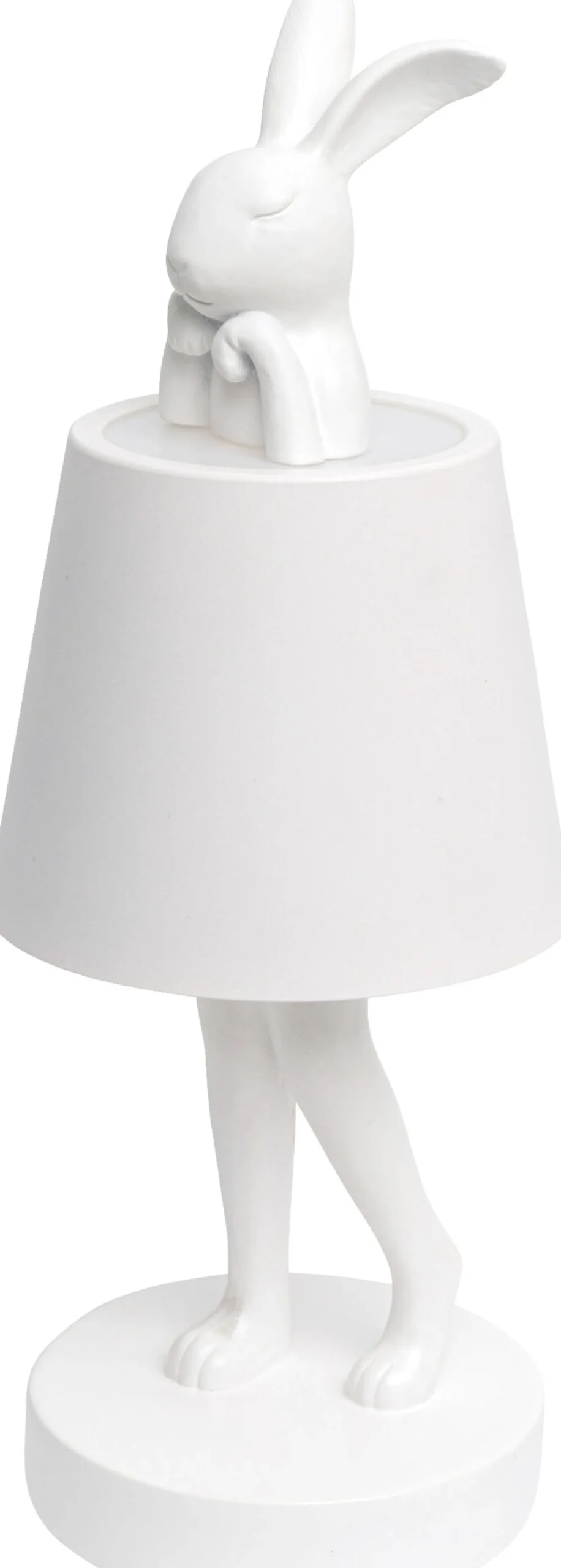 Lampa stołowa Rabbit LED 29 cm biała