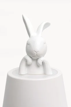 Lampa stołowa Rabbit LED 29 cm biała