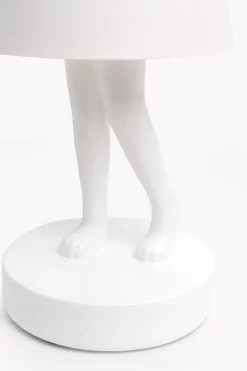 Lampa stołowa Rabbit LED 29 cm biała